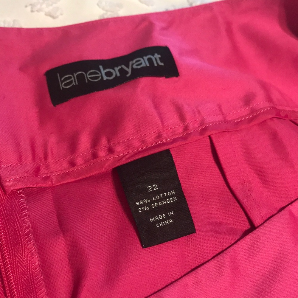 Lane Bryant Pink Pencil Skirt